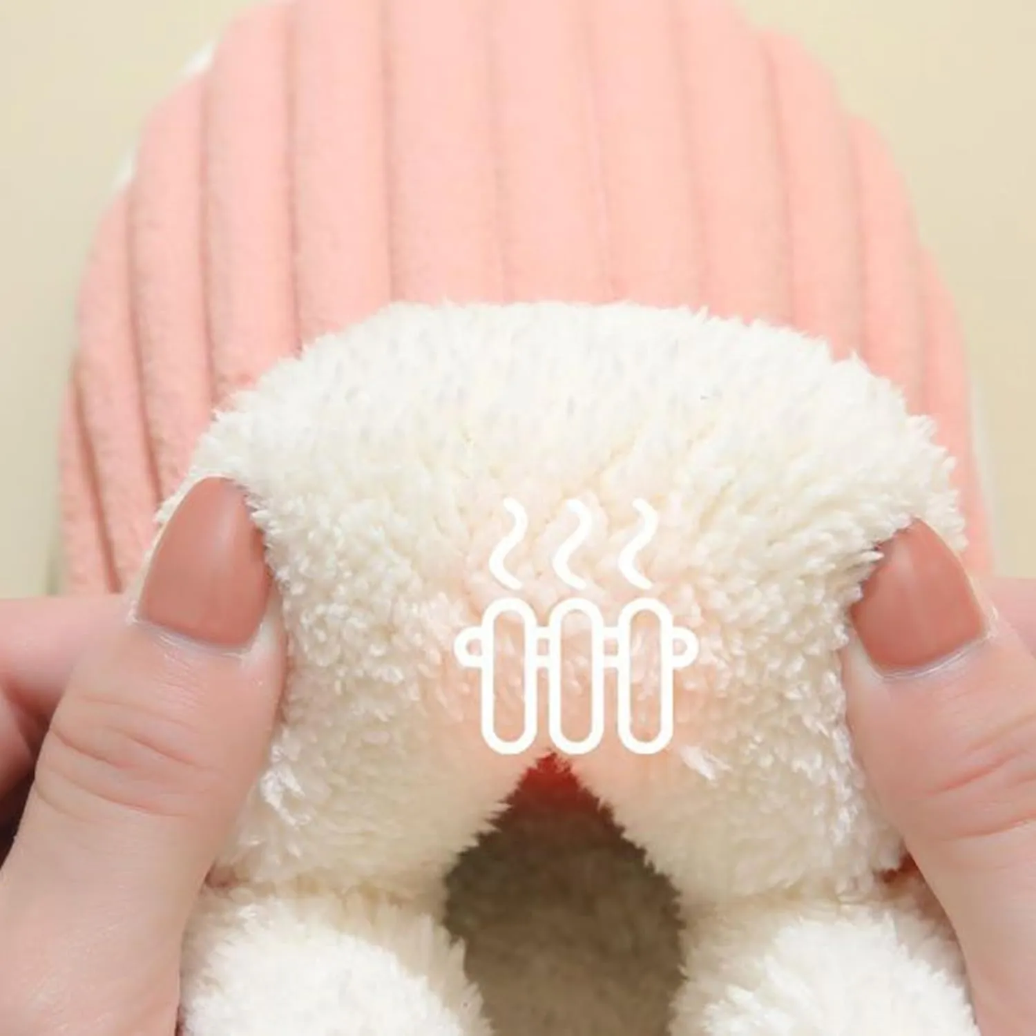 Pluffi Slipper Booties Women Pluffi Cozy Stylish Slipper Winter Fuzzy Warm Thick-Soled Plush House Cloud Slides Men Women