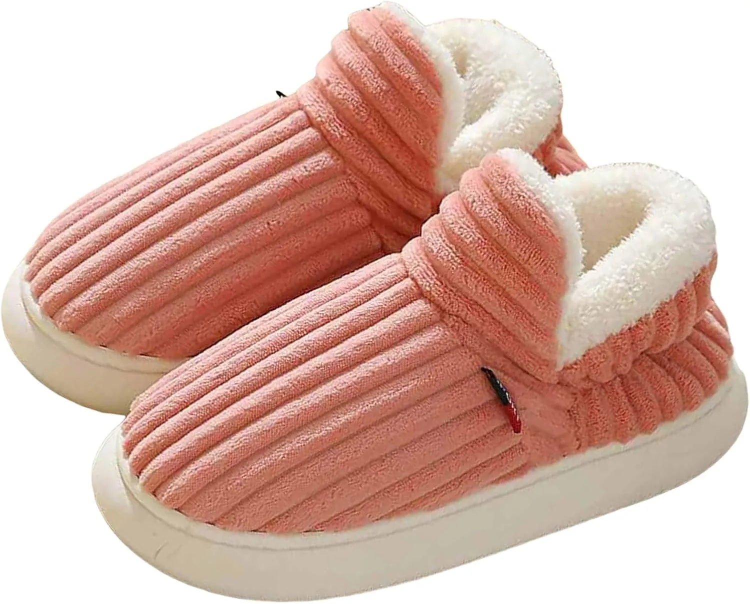 Pluffi Slipper Booties Women Pluffi Cozy Stylish Slipper Winter Fuzzy Warm Thick-Soled Plush House Cloud Slides Men Women