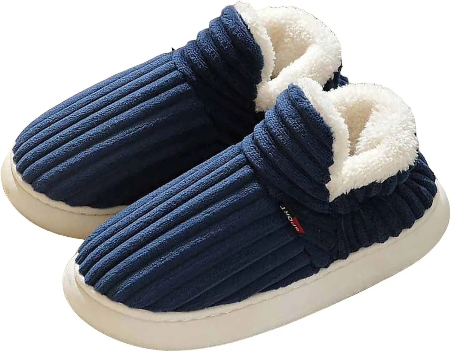 Pluffi Slipper Booties Women Pluffi Cozy Stylish Slipper Winter Fuzzy Warm Thick-Soled Plush House Slides Men Women