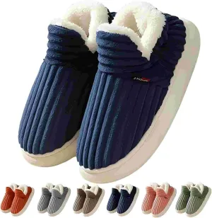 Pluffi Slipper Booties Women Pluffi Cozy Stylish Slipper Winter Fuzzy Warm Thick-Soled Plush House Slides Men Women