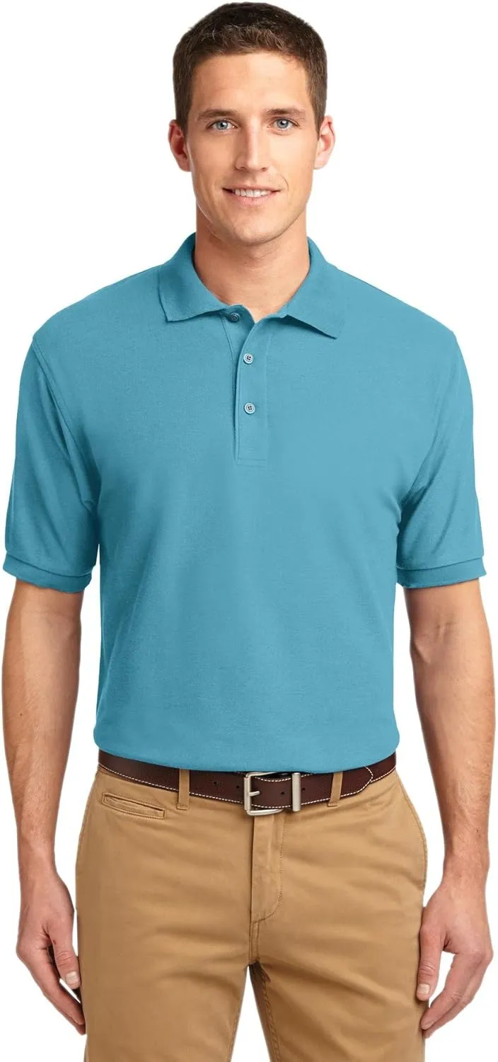 Port Authority K500LSP L-Sleeve Silk Touch Polo with Pocket