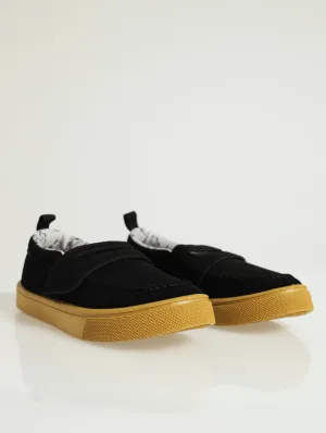 Pre-Boys Smart Velcro Loafer - Black