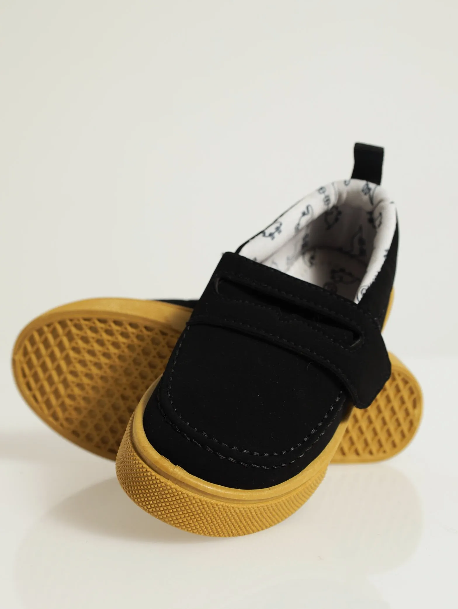 Pre-Boys Smart Velcro Loafer - Black