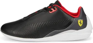 PUMA Baby-Boy's Slip on Shoes Scuderia Ferrari Drift Cat Decima Sneaker, Black-White-Asphalt, 5.5 US Unisex Big Kid