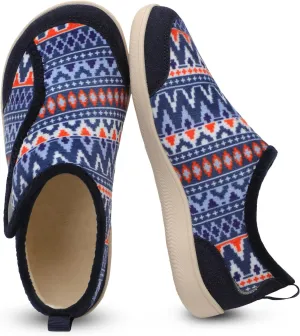 QFH Cozy Slippers for Women & Men - Wide, Diabetic, Barefoot Walking Shoes - Non-Slip, Soft Lining, Comfy House Shoes
