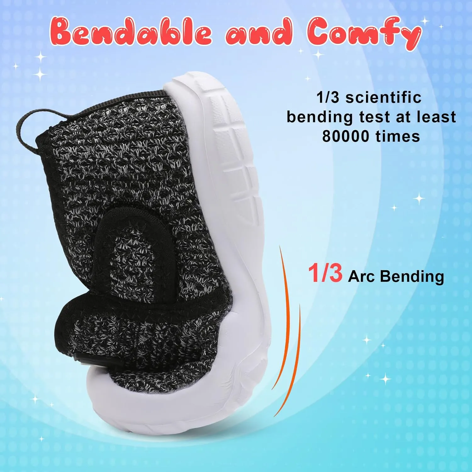 QFH Toddler Shoes Boys Girls Sneakers Comfy Barefoot Shoes Kids Adjustable Hook and Loop Walking Shoes Wide Toe Box Breathable Shoes