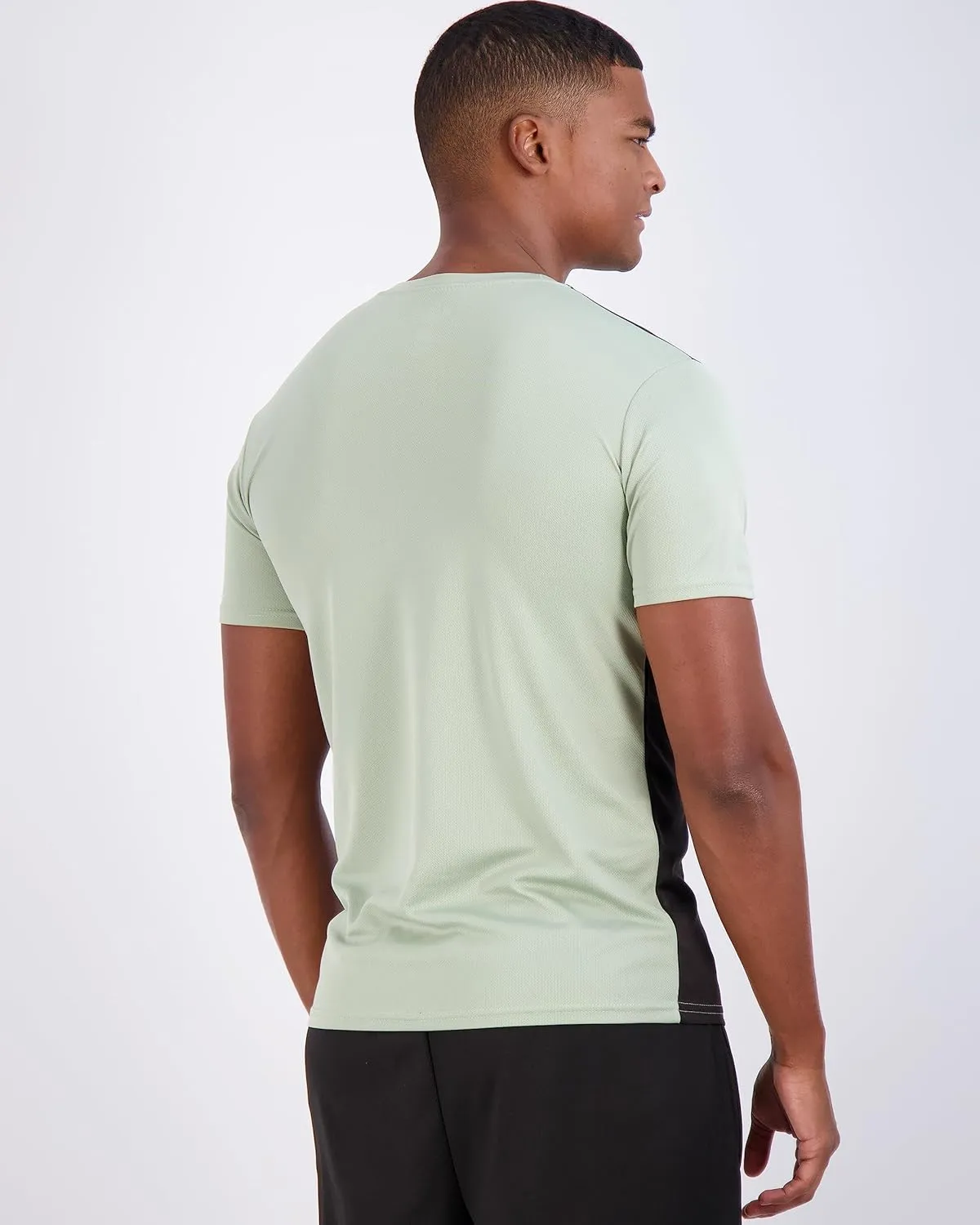 Real Essentials 5 Pack Men’s Active Quick Dry Mesh Crew Neck T Shirts | Athletic Short Sleeve Tee (Available in Big & Tall)