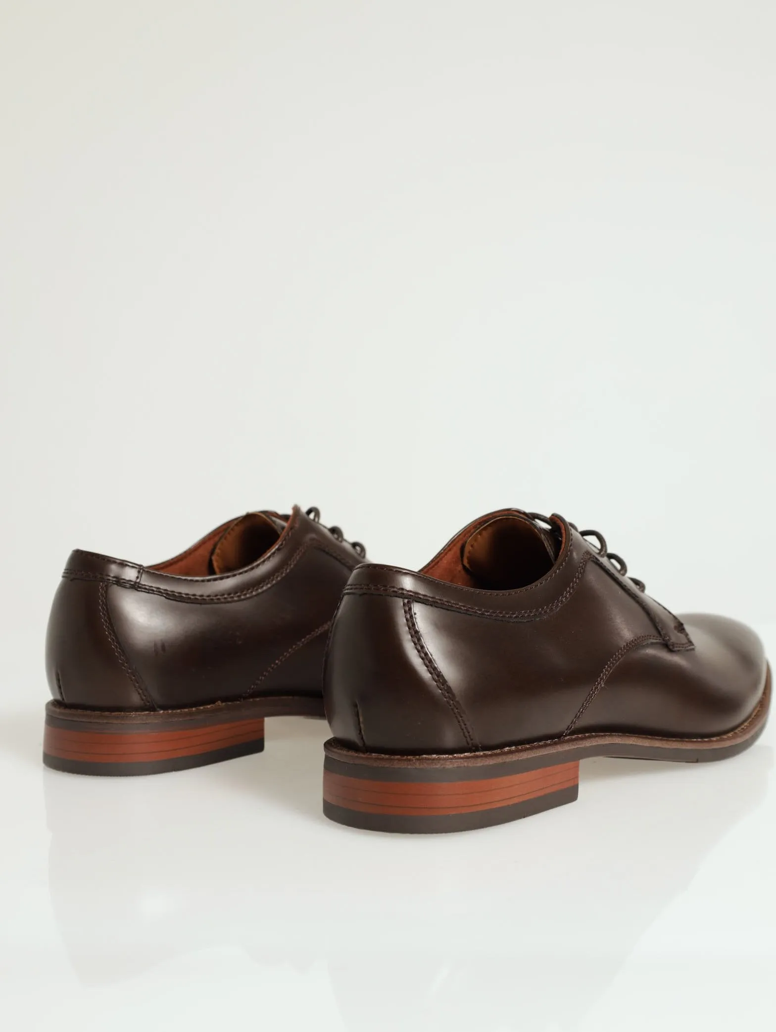 Rippley Shine Lace Up Loafer - Brown