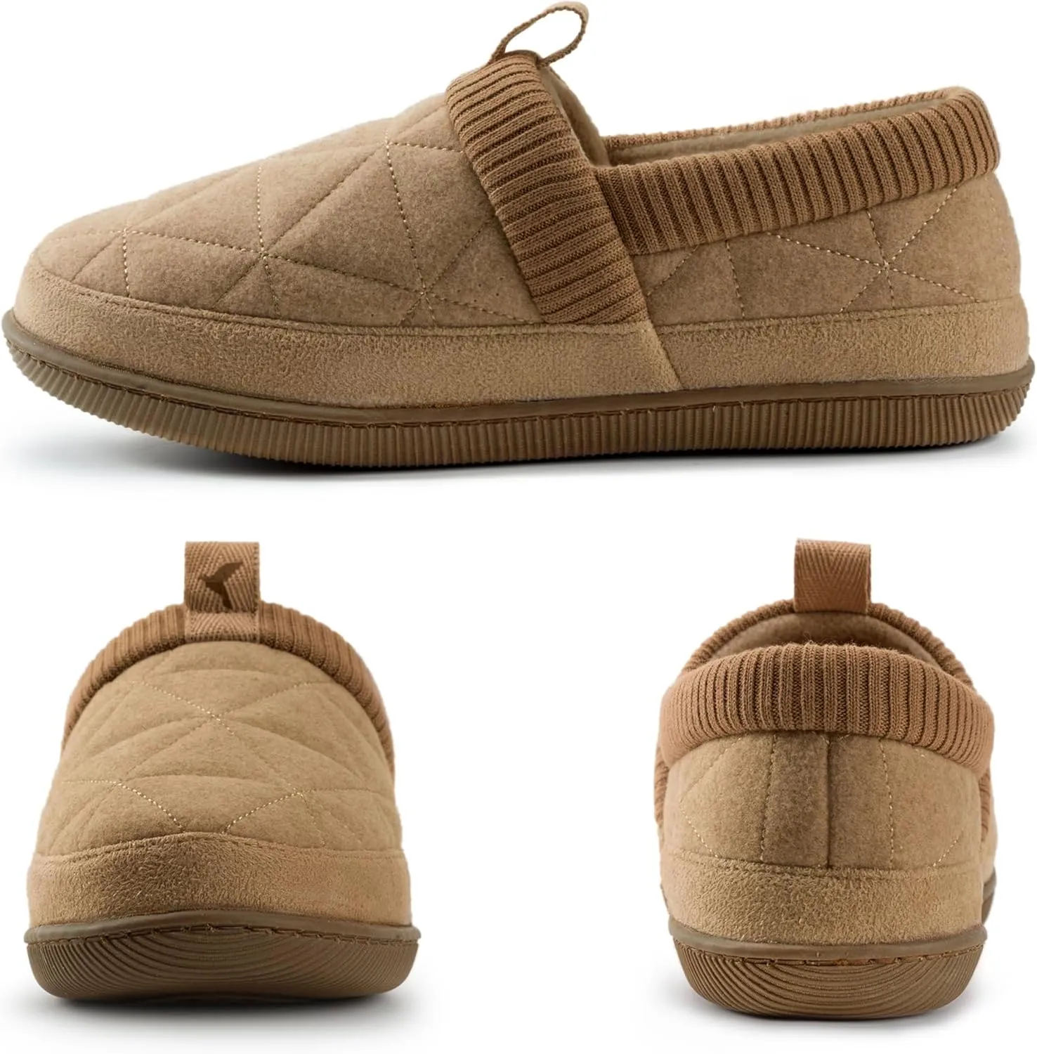 RockDove Women's Knit Cuff Closed Back Slipper