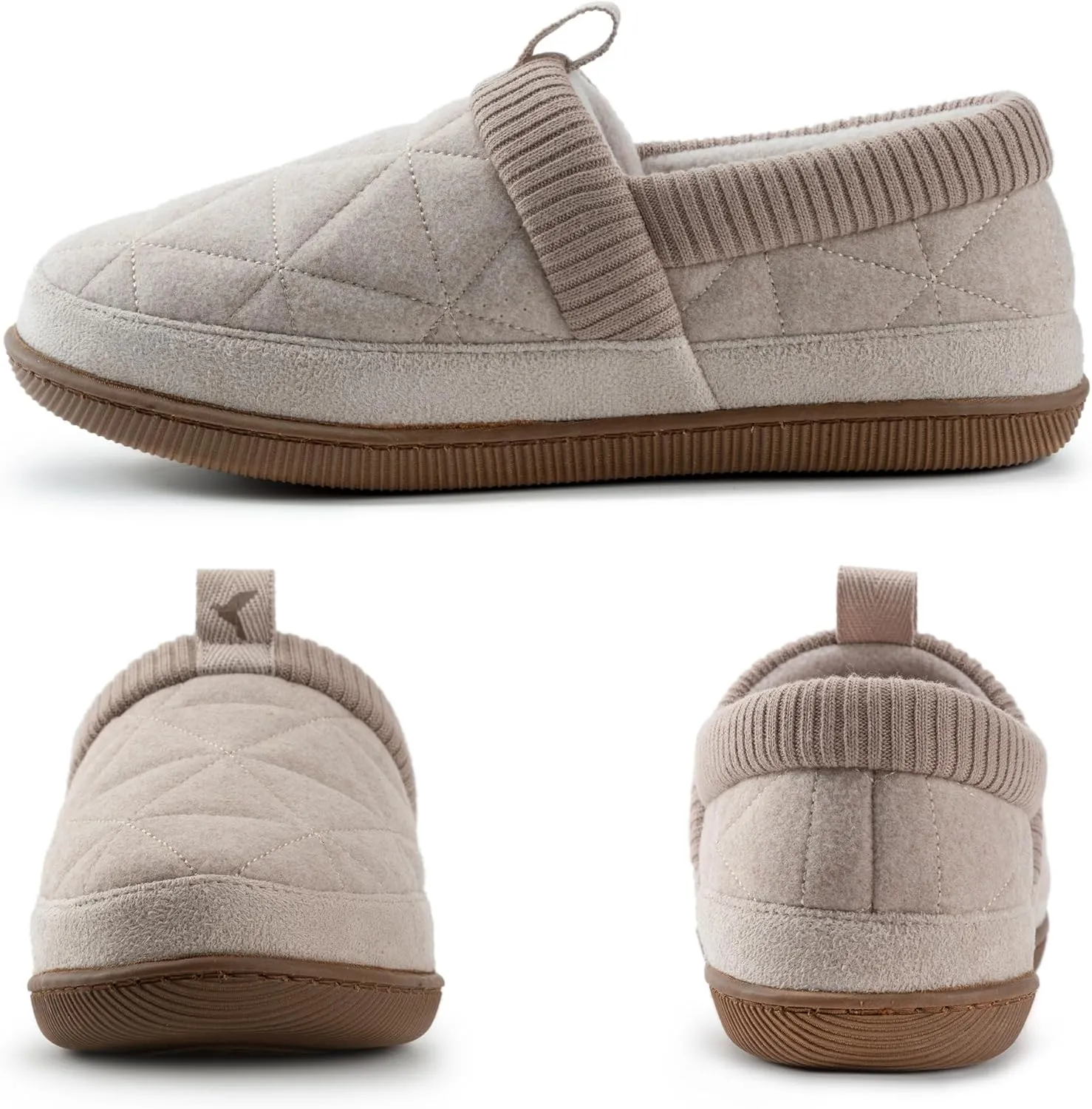RockDove Women's Knit Cuff Closed Back Slipper