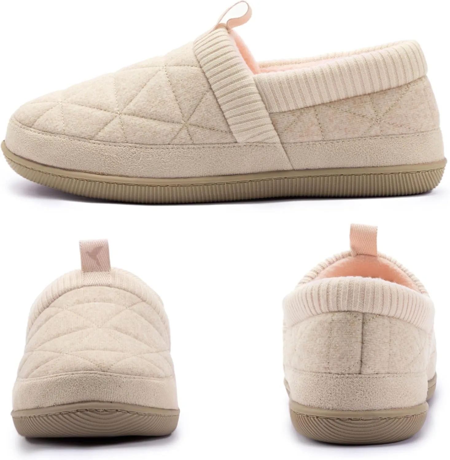 RockDove Women's Knit Cuff Closed Back Slipper
