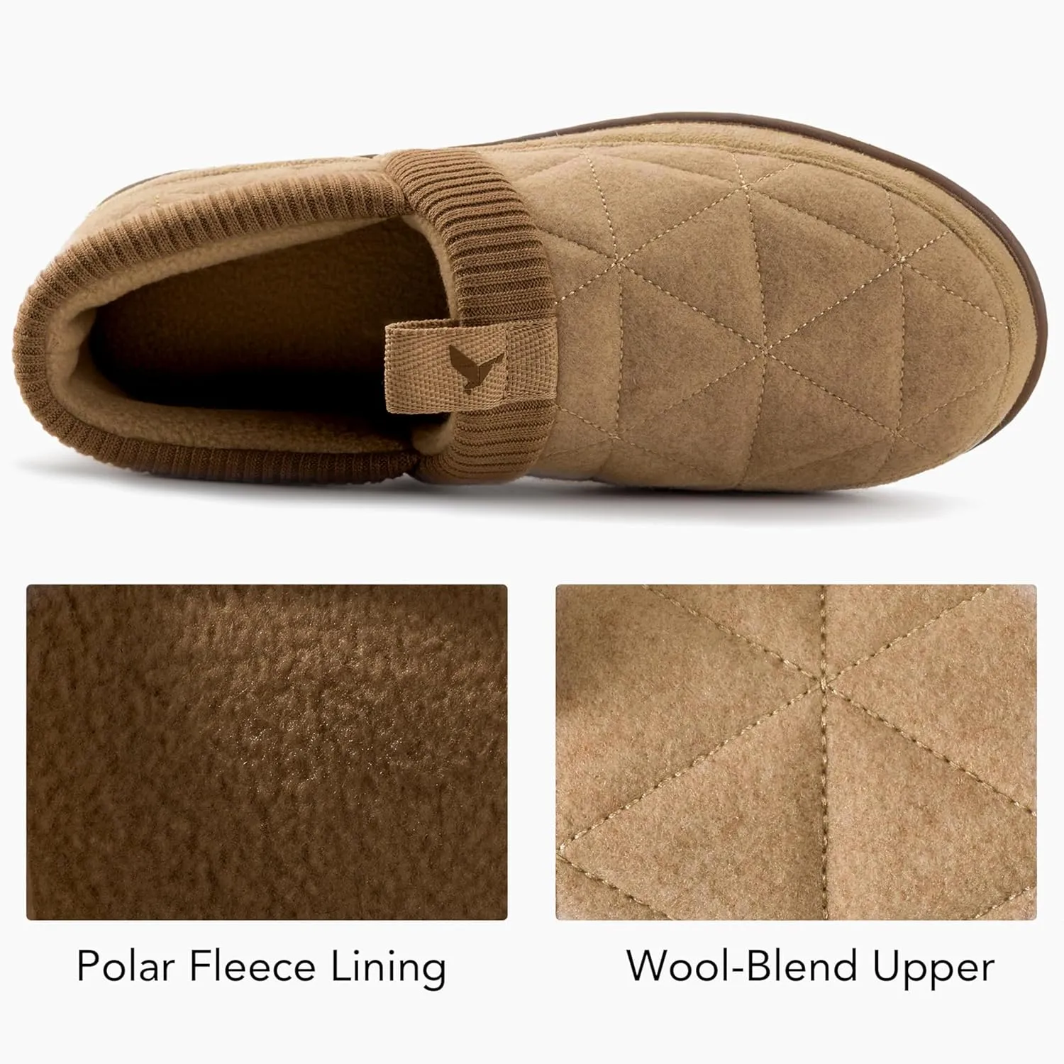 RockDove Women's Knit Cuff Closed Back Slipper