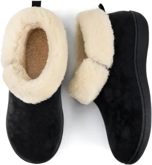 RockDove Women's Sierra Faux Leather Bootie Slipper