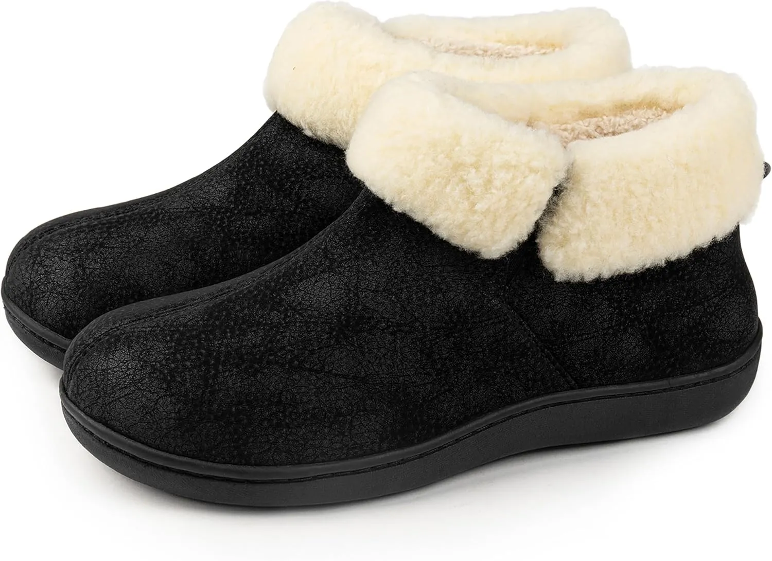 RockDove Women's Sierra Faux Leather Bootie Slipper