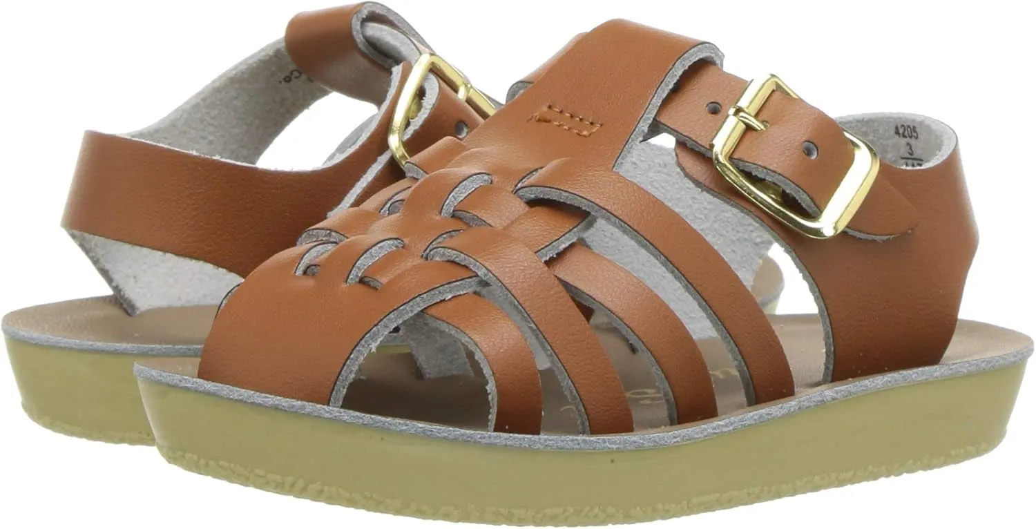 Salt Water Sandals Unisex-Child Sun-san Sailor Flat Sandal