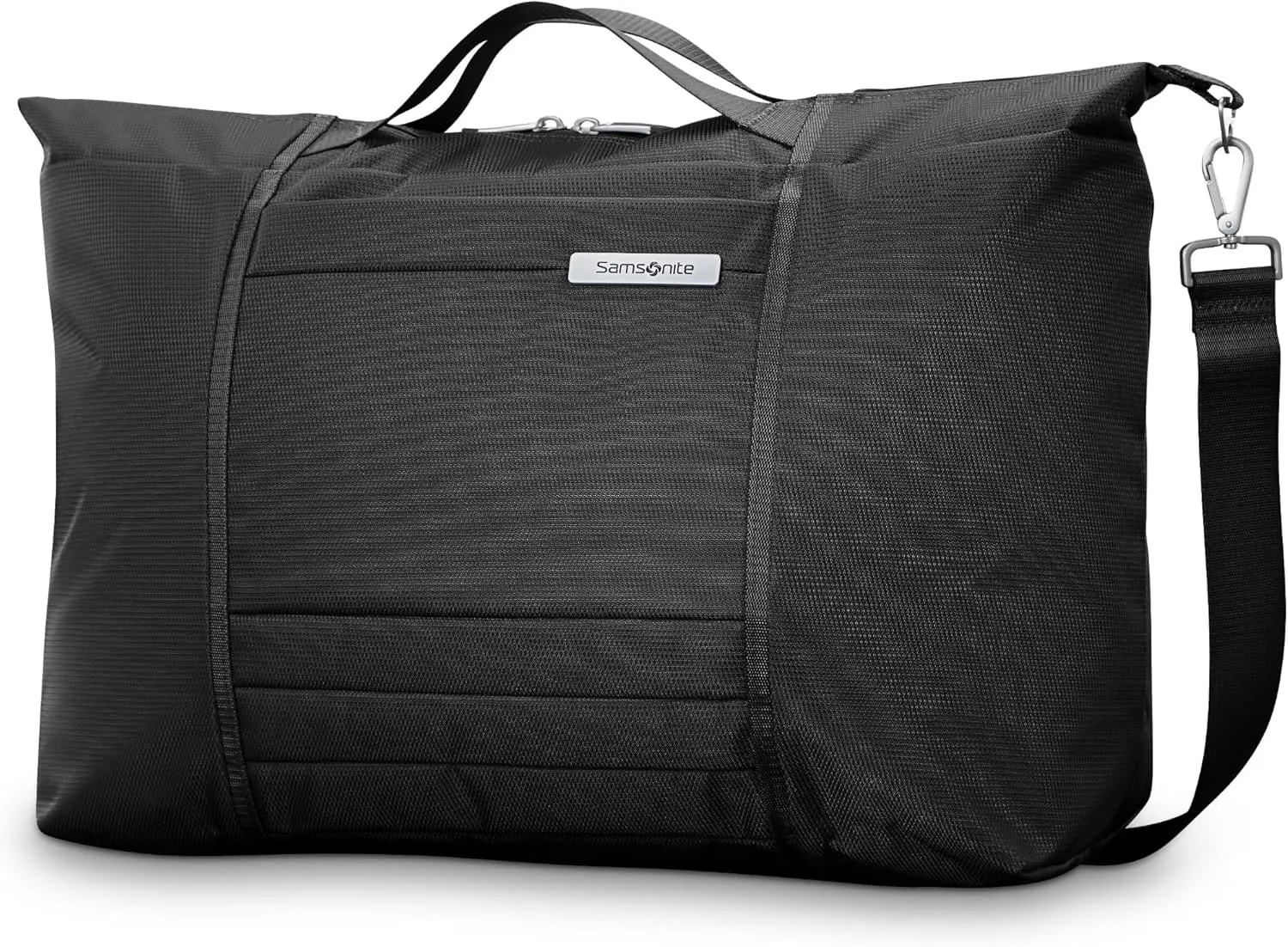 Samsonite UpLIFT 23" Lightweight Foldable Weekender Duffle Bag - Polyester Soft Duffle for Ultra Lightweight Travel - Black