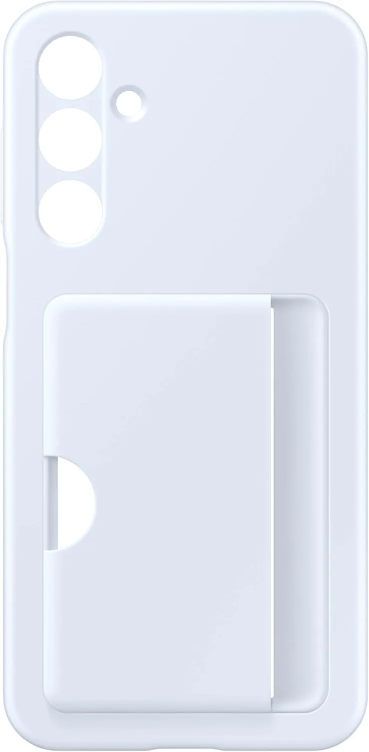 SAMSUNG Galaxy A16 5G Card Slot Phone Case, Sleek Design, Built-in Card Holder, Protective Cover, Blue, US Version, EF-OA166TLEGUS