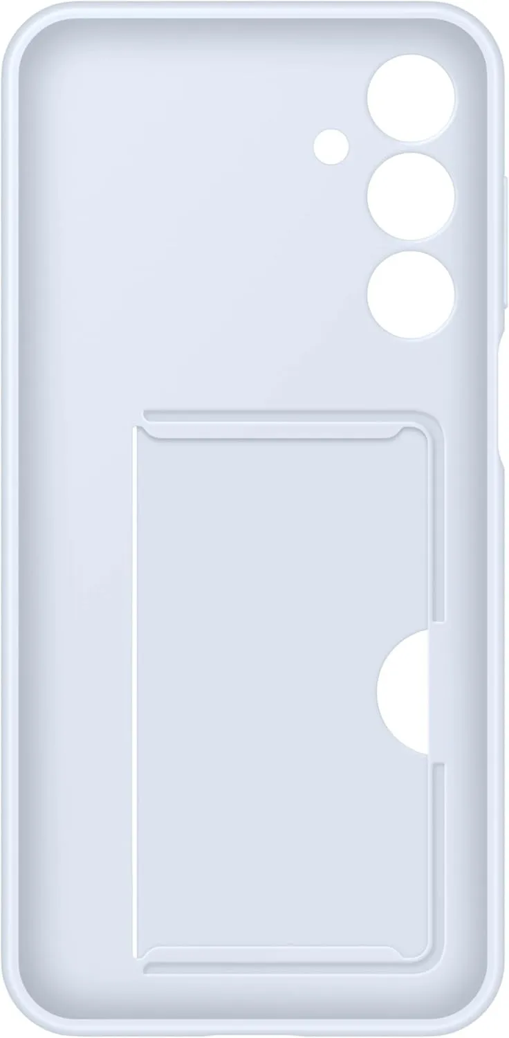 SAMSUNG Galaxy A16 5G Card Slot Phone Case, Sleek Design, Built-in Card Holder, Protective Cover, Blue, US Version, EF-OA166TLEGUS