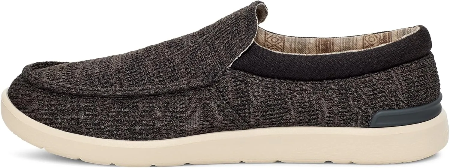 Sanuk Mens Hangout Lite Knit Loafers | Mens Shoes | Slip On Shoes for Men | Men's Slip-on Loafers | Removable Comfort Footbed