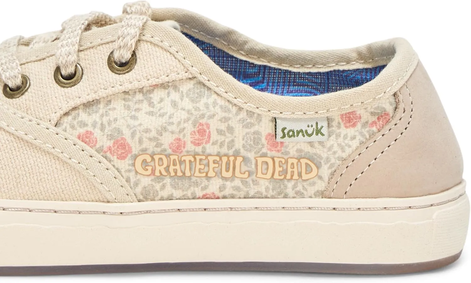Sanuk Women's Avery Lace X Grateful Dead Sneaker