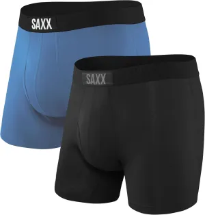 SAXX Underwear Co. Men's Underwear with Pouch Ultra Super Soft Boxer Brief Fly 2Pk