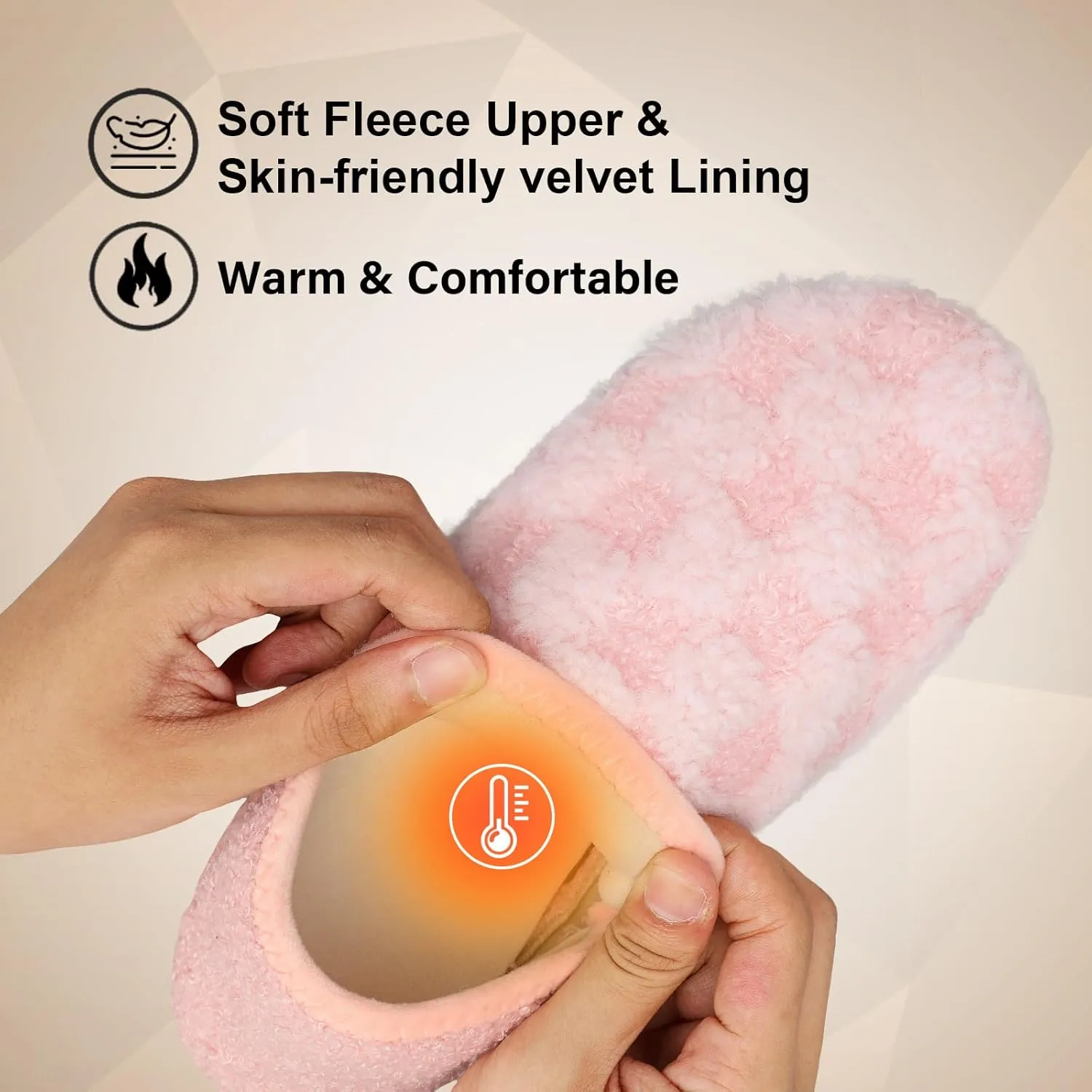 Scurtain Slippers for Women Men House Slipper Socks Lightweight Unisex Adults Barefoot Shoes Non-Slip Travel Slippers
