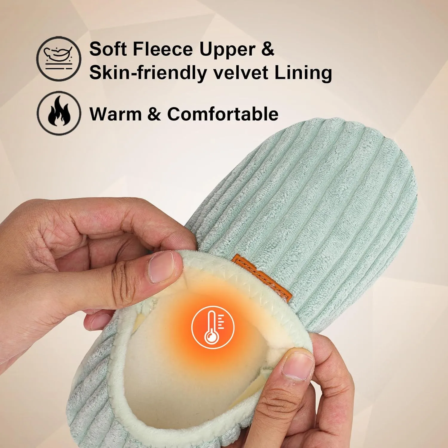 Scurtain Slippers for Women Men House Slipper Socks Lightweight Unisex Adults Barefoot Shoes Non-Slip Travel Slippers