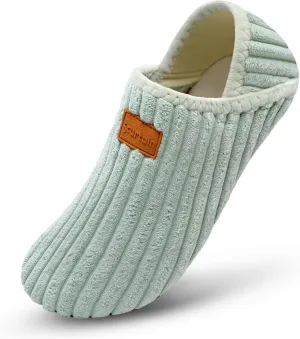 Scurtain Slippers for Women Men House Slipper Socks Lightweight Unisex Adults Barefoot Shoes Non-Slip Travel Slippers