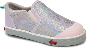 See Kai Run Kids Girl's Italya (Toddler/Little Kid) Silver Leather 5 Toddler M