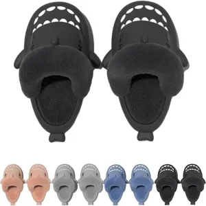 Sharklas Originales Kids Polares, Summer and Winter Shark Slides Detachable Warm Fuzzy Slippers, Comfy Waterproof Slides
