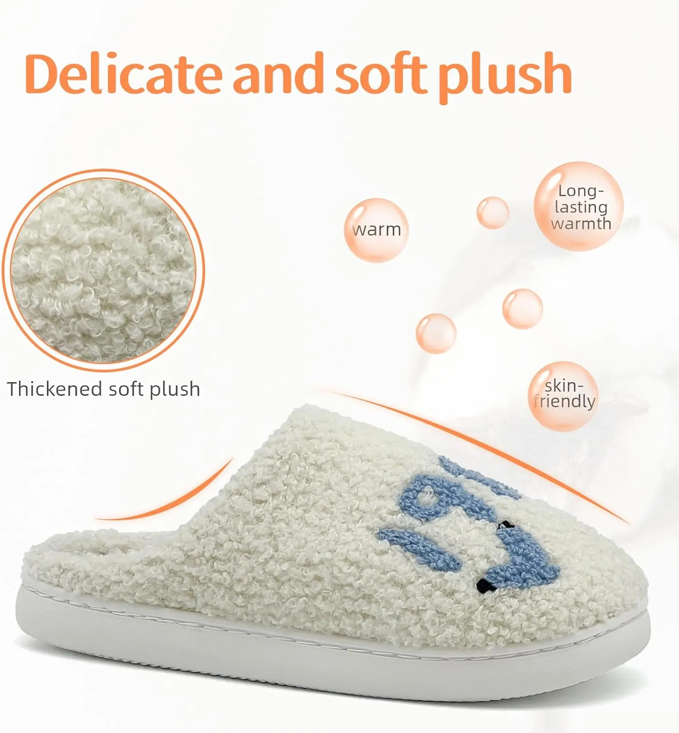 sharllen Taylors Slippers for Women Men,1989 Cute House Slippers,Warm Plush Winter Slip on Bedroom Shoes,Indoor Comfy Fuzzy Fluffy Flat Slides