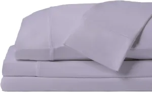 SHEEX Original Performance Sheet Set, Cooling Bed Sheet with 1 Flat Sheet, 1 Fitted Sheet, and 2 Standard Pillowcases, Twin/Twin XL, Silver Lilac