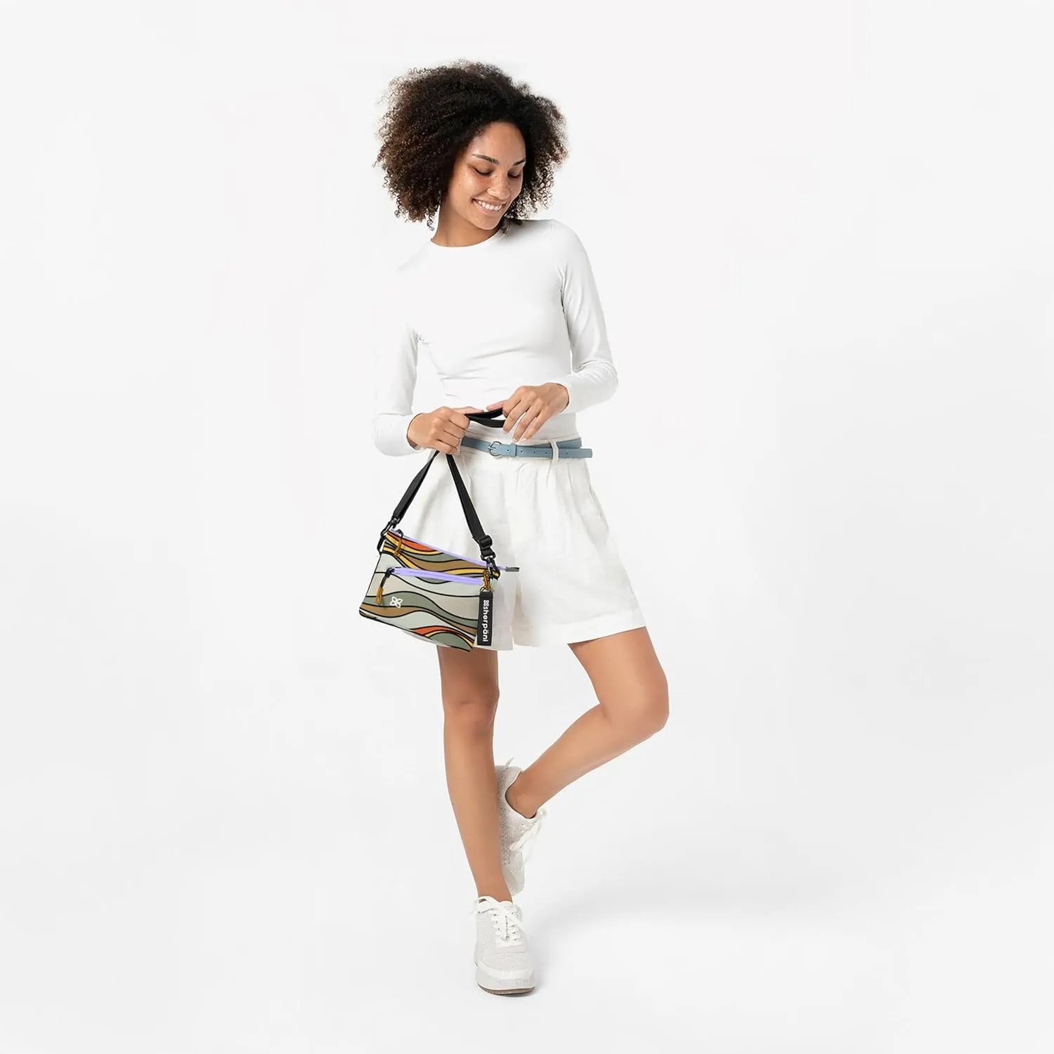 Sherpani Zoom, Small Crossbody Purse, Nylon Crossbody Bag, Lightweight Cross Body Bag, Sleek Dual Pouch, Purses for Women
