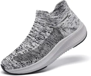 SHULOOK Womens Slip on Walking Shoes Comfort Lightweight Breathable Sock Shoe Non-Slip Mesh Casual Fashion Tennis Running Sneakers