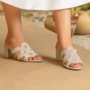 Silver Fancy Slipper 045205