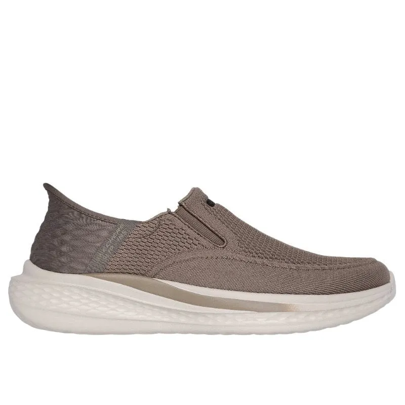 Skechers Mens Beige Slade Deacon Shoe 210887