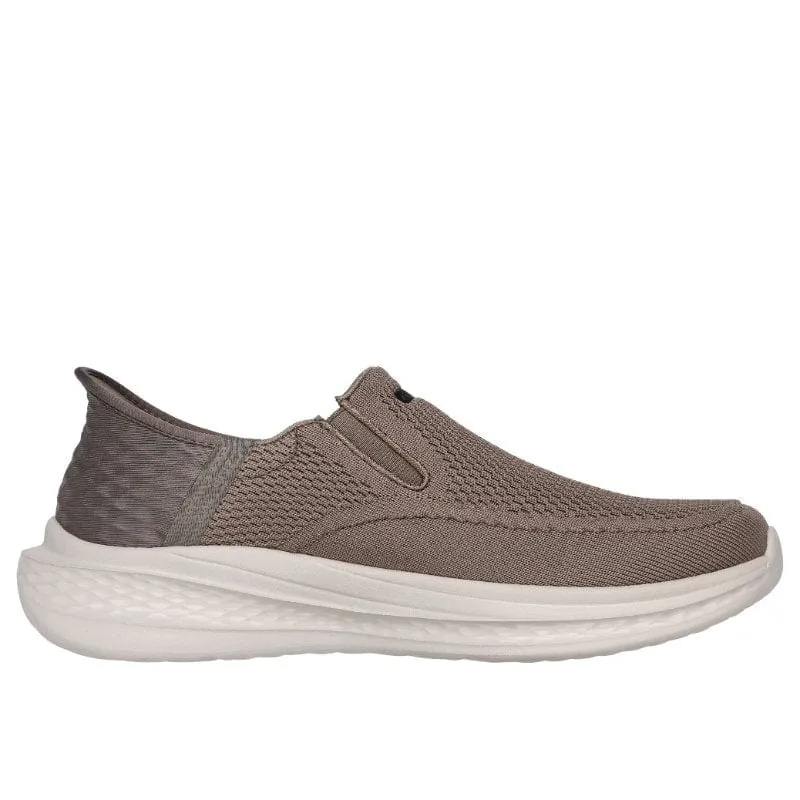 Skechers Mens Beige Slade Deacon Shoe 210887
