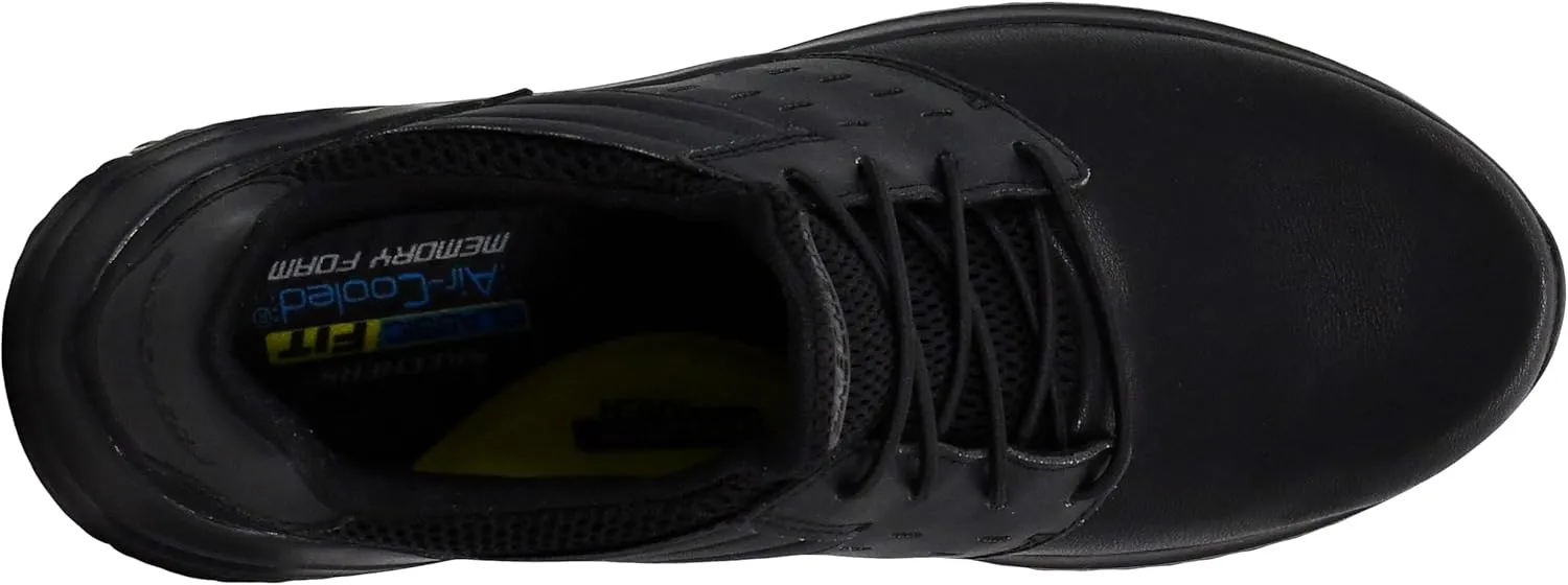 Skechers Men's Delson 3.0 Ezra Leather Bungee Lace Slip-On