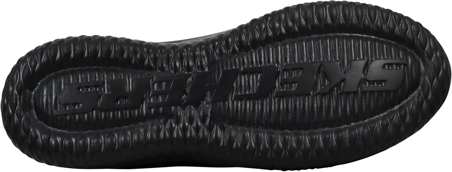 Skechers Men's Delson 3.0 Ezra Leather Bungee Lace Slip-On