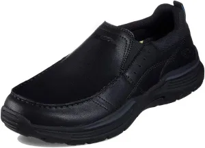 Skechers Men's Expended-Sevenoleather Leather Slip on Moccasin