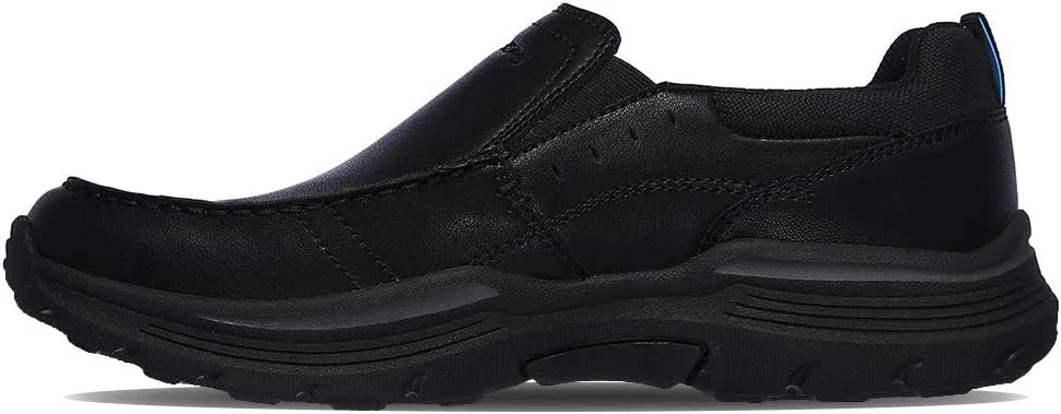 Skechers Men's Expended-Sevenoleather Leather Slip on Moccasin
