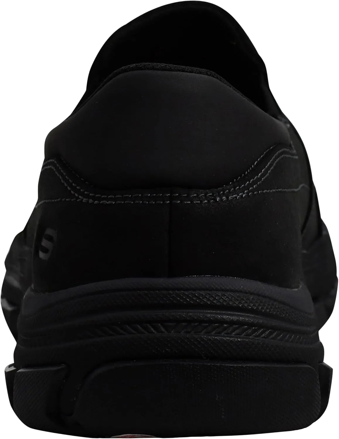 Skechers Men's Respected Calum Goodyear Rubber Low Profile Leather Slip-On with Twin Gore