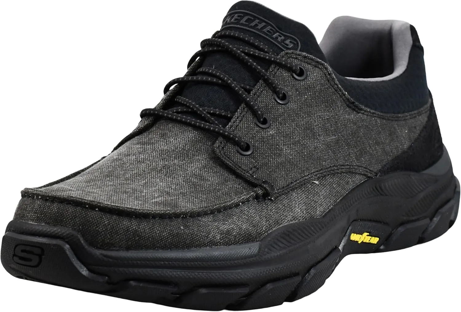 Skechers Men's Respected-Loleto Moc Toe Bungee Lace Slip On
