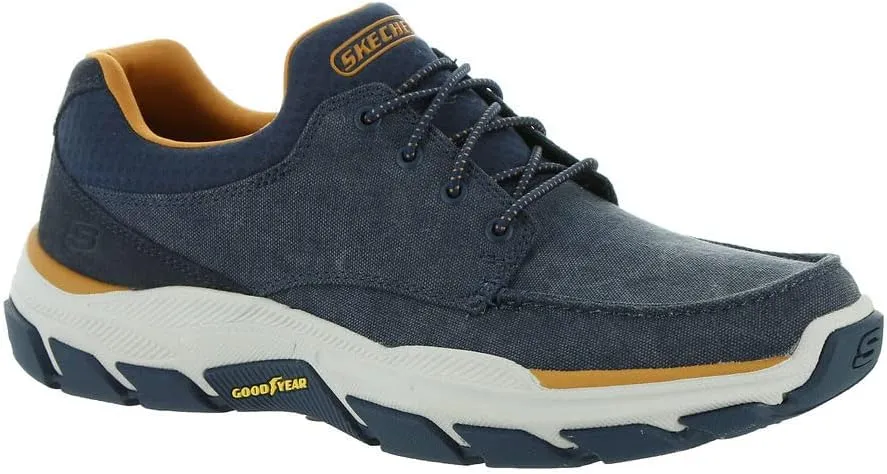 Skechers Men's Respected-Loleto Moc Toe Bungee Lace Slip On