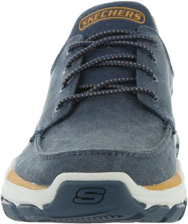 Skechers Men's Respected-Loleto Moc Toe Bungee Lace Slip On