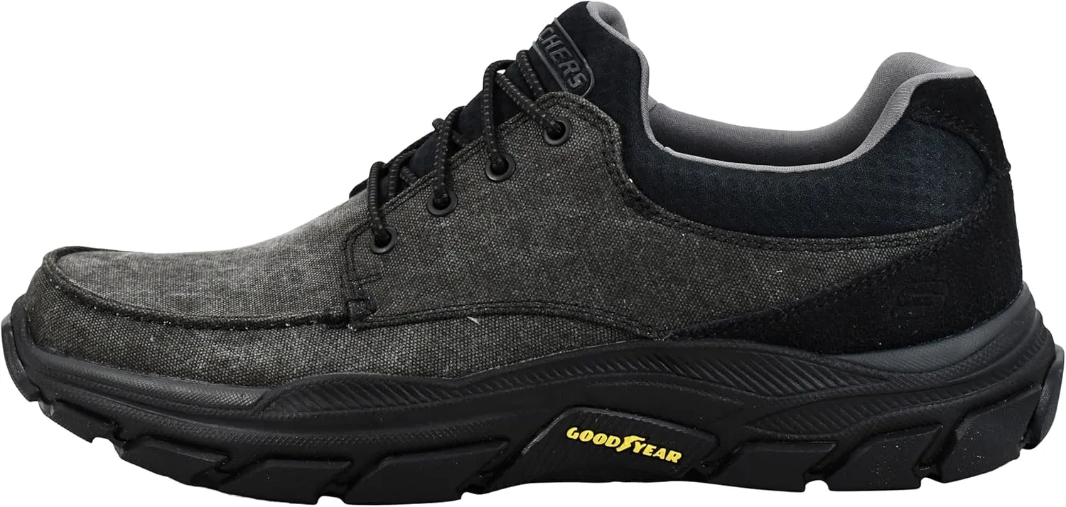 Skechers Men's Respected-Loleto Moc Toe Bungee Lace Slip On