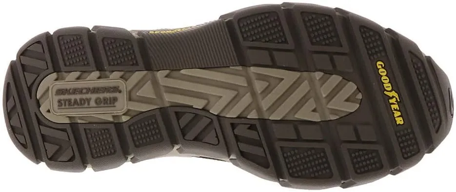 Skechers Men's Respected-Loleto Moc Toe Bungee Lace Slip On