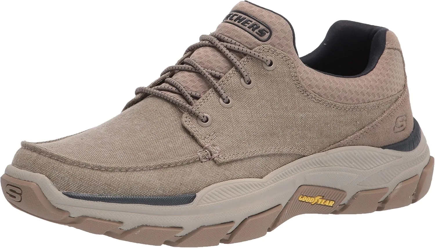Skechers Men's Respected-Loleto Moc Toe Bungee Lace Slip On