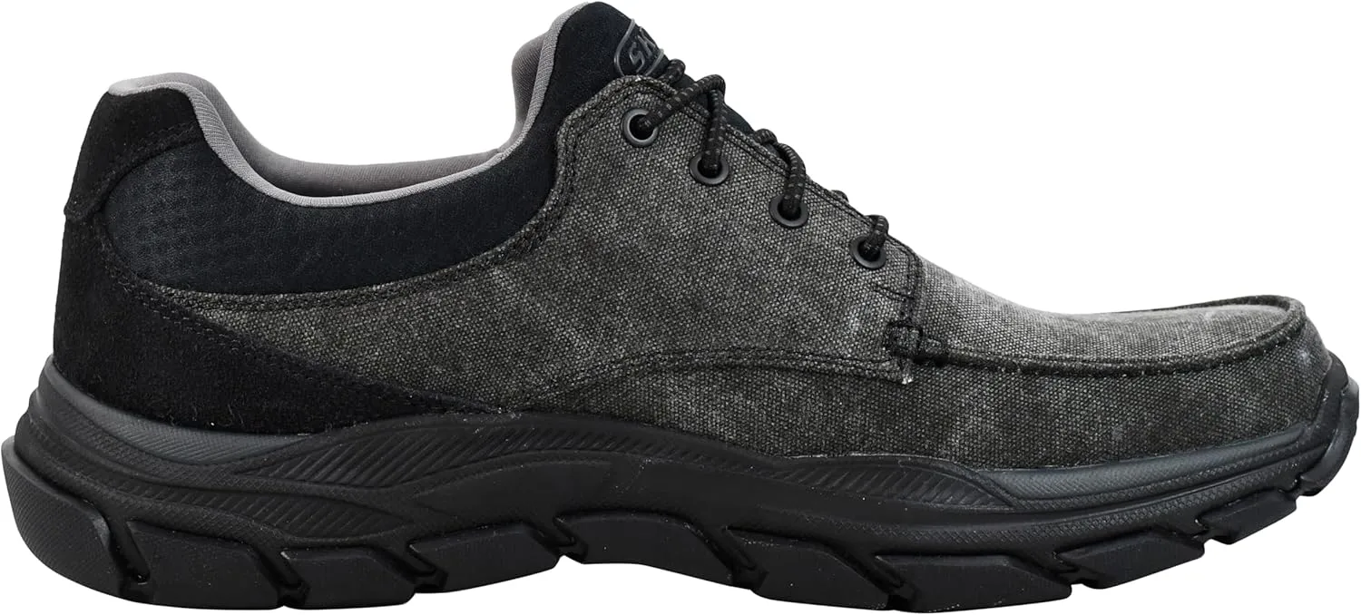 Skechers Men's Respected-Loleto Moc Toe Bungee Lace Slip On