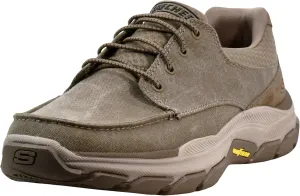 Skechers Men's Respected-Loleto Moc Toe Bungee Lace Slip On